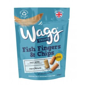 Wagg Tasty Bites - Fish Fingers & Chips (125g)