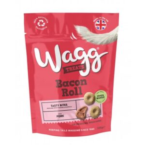 Wagg Tasty Bites - Bacon Rolls (125g)