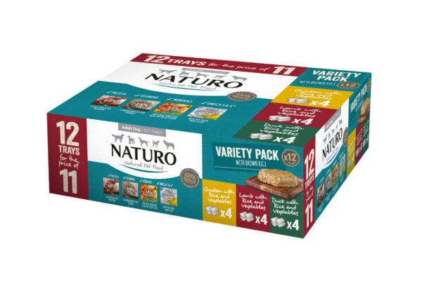 Naturo Adult Dog Tray Variety (12x400g)
