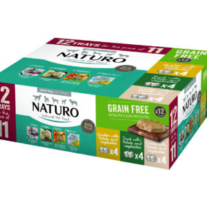 Naturo Adult Dog Tray Grain Free Variety (12x400g)