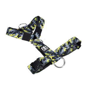 BullyBillows Tri Anti Pull Harness - Camo Lightning