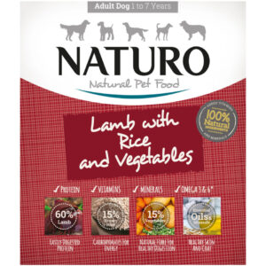 Naturo Adult Dog Tray - Lamb, Rice & Veg (400g)