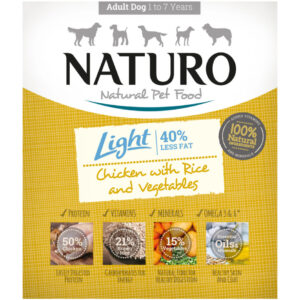 Naturo Adult Dog Tray Light - Chicken, Rice & Veg (400g)