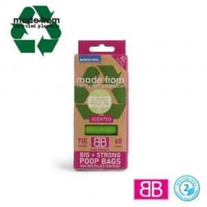 Ancol Made From Scented Poop Bags - Refill Pack (4x15)