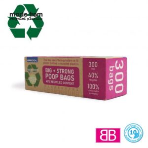 Ancol Made From Giant Poop Bags - Scented (Roll Of 300)