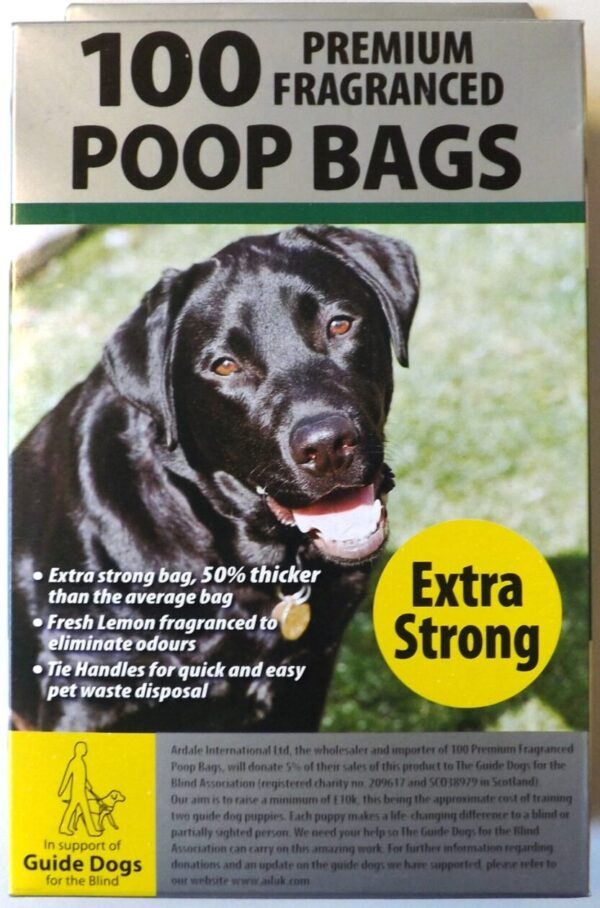Tidy Z Premium Poop Bags Extra Strong (100 Bags)