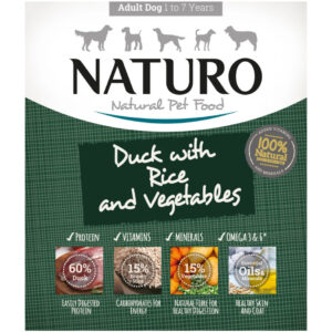 Naturo Adult Dog Tray - Duck, Rice & Veg (400g)