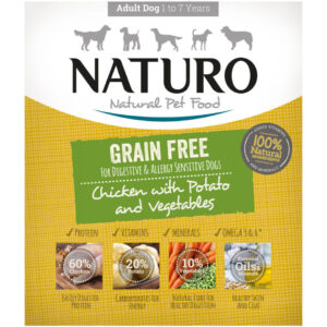 Naturo Adult Dog Tray Grain Free - Chicken, Potato & Veg (400g)