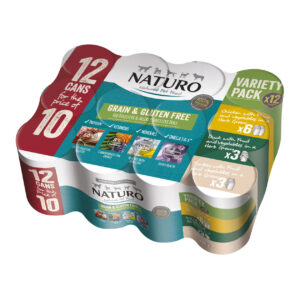 Naturo Adult Dog Cans Grain & Gluten-free Variety (12x390g)