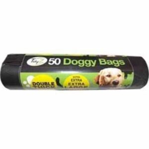 Tidy Z Doggy Poop Bags -  Extra Thick And Extra Large (Roll Of 50)