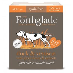 Forthglade Gourmet Grain Free - Duck & Venison With Green Beans & Apricot (395g)
