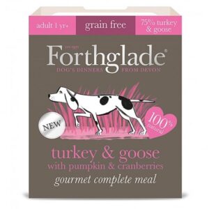 Forthglade Gourmet Grain Free - Turkey & Goose With Pumpkin & Cranberry (395g)