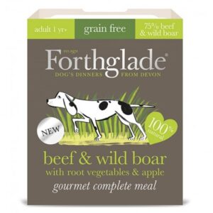 Forthglade Gourmet Grain Free - Beef & Wild Boar With Root Vegetables & Apple (395g)