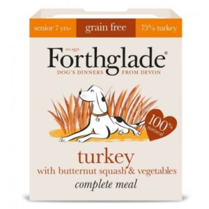 Forthglade Complete Meal Grain Free Senior - Turkey With Butternut Squash & Veg (395g)