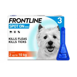 Frontline Spot On - Small Dog 0-10kg (3 Pipettes)