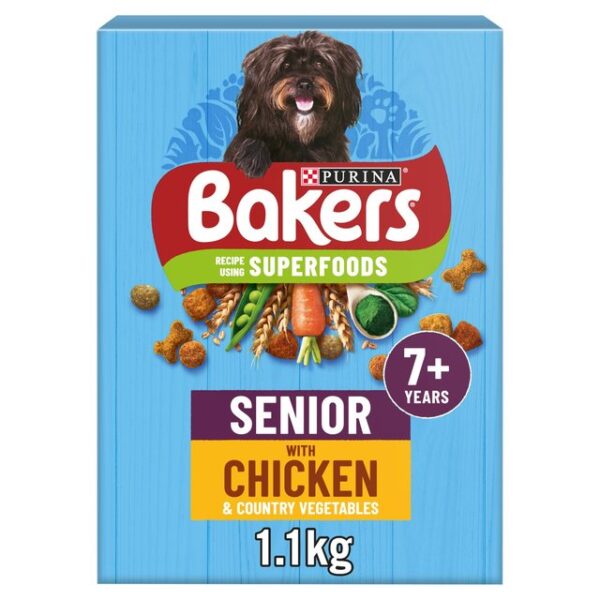 Bakers Senior Dog - Rich In Chicken With Country Vegetables (1.1kg)