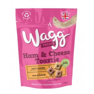 Wagg Tasty Chunks - Ham & Cheese Toastie (125g)