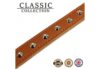 Ancol Classic Collection Leather Stud Collar - Tan - Image 3