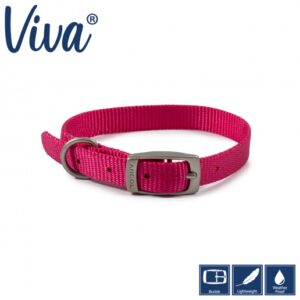 Ancol Viva Nylon Collar - Pink