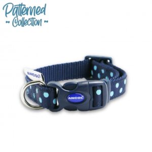 & Lead - Navy Polka Dot