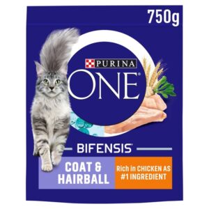 Purina One Coat And Hairball Adult Cat - Chicken (750g)