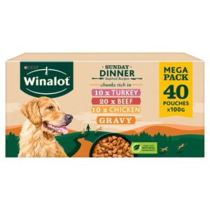 Winalot Perfect Portions Adult Sunday Dinner in Gravy (40x100g)