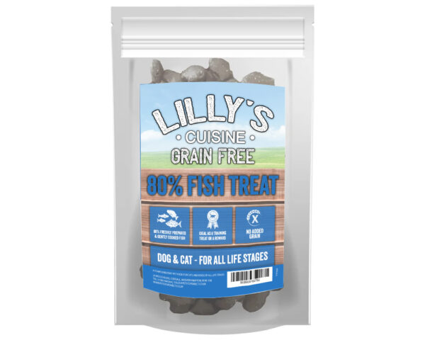 Lilly's Cuisine Grain Free 80% Fish Training Treat (500g)