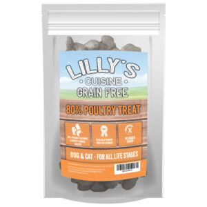 Lilly's Cuisine Grain Free 80% Poultry Training Treat (500g)