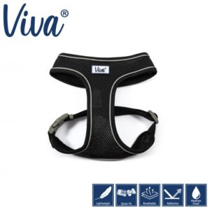 Ancol Viva Mesh Dog Comfort Harness - Black