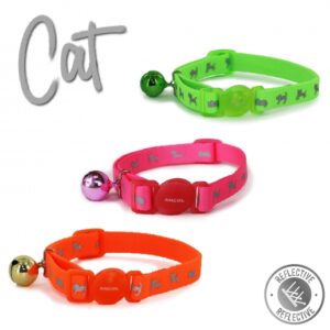 Ancol Safety Buckle Hi Vis Cat Collar