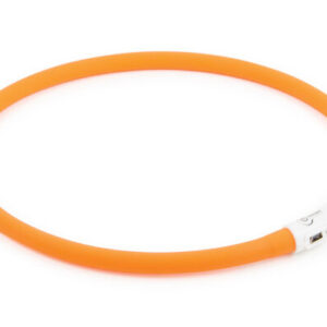 Ancol Usb Rechargeable Night Time Flashing Halo Orange 70cm (Cut To Size)