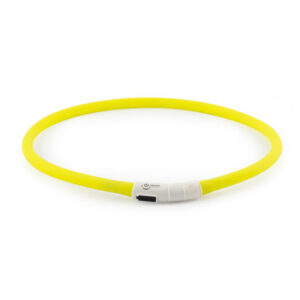 Ancol Usb Rechargeable Night Time Flashing Halo Yellow 70cm (Cut To Size)