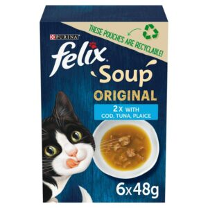 FELIX Soup Strips Mixed Variety - Fish Selection (6x48g)