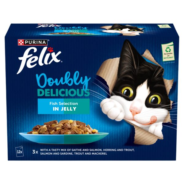 Felix Pouch Agail Doubly Delicious Gij Mv Fish 12x100g