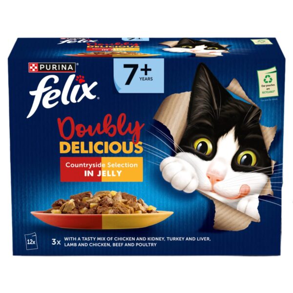 Felix Pouch Agail Senior Doubly Delicious Cij Multipack 12x100g