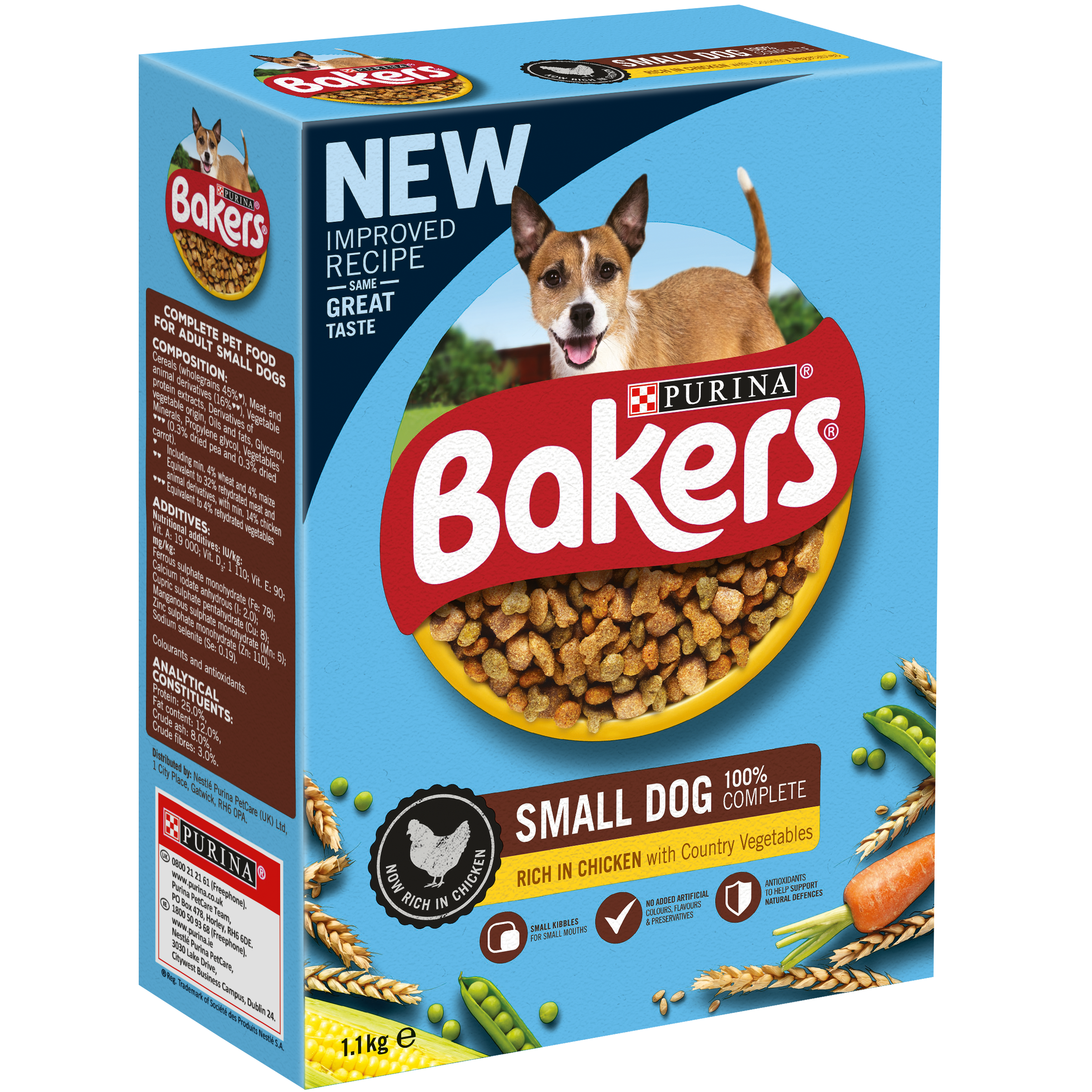 Bakers Complete Adult Meaty Meals Small Dog Chicken 1kg Pet Stop Direct