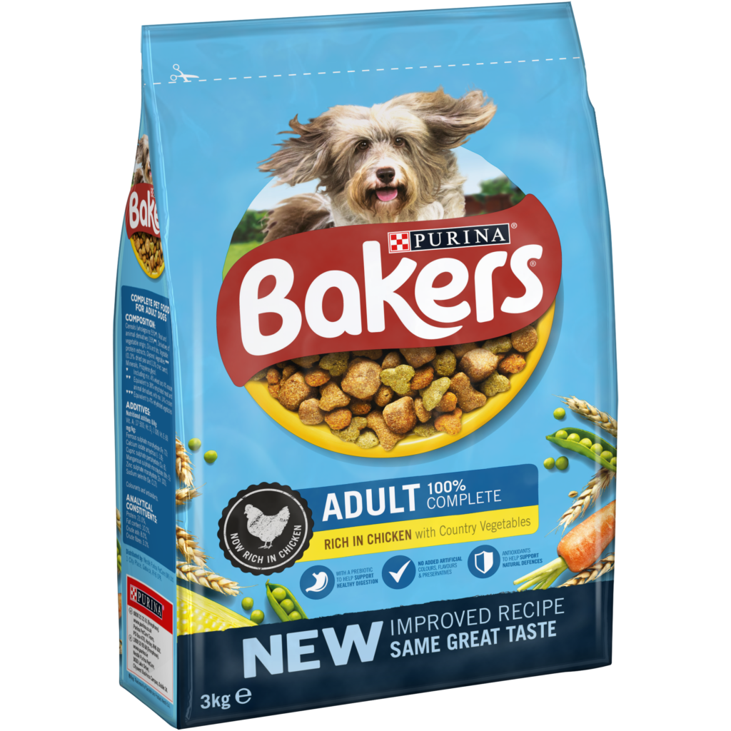Bakers Adult Dog Rich In Chicken With Country Vegetables 3kg Pet Stop