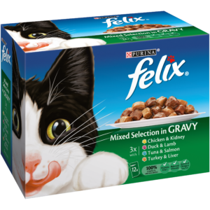 Felix Cat Food Mixed Selection In Gravy 12X100G