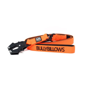 BullyBillows 3cm Swivel Combat Dog Lead - Orange (1.4m)
