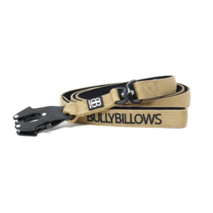 BullyBillows 3cm Swivel Combat Dog Lead - Military Tan (1.4m)