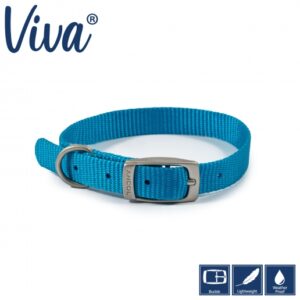 Ancol's Viva Nylon Collar - Blue
