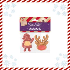 Rosewood Cupid & Comet Turkey & Cranberry Festive Treats (100g)
