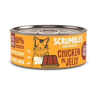 Scrumbles Wet Cat Jelly Chicken 80g