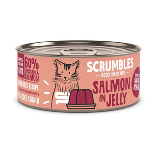 Scrumbles Wet Cat Jelly Salmon 80g