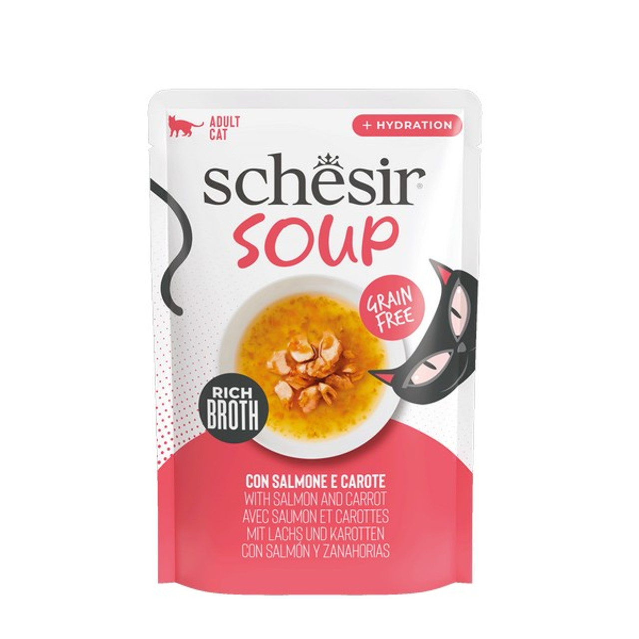 Schesir Soup Salmon With Carrot 40g